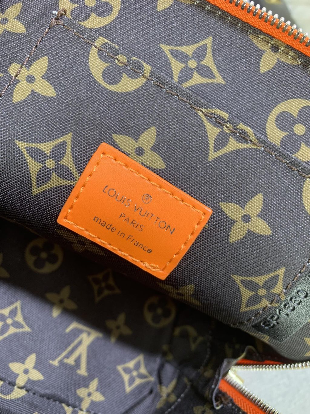 Louis Vuitton Alma Backpack Epi Leather Orange 20Cm M25104 - Image 4