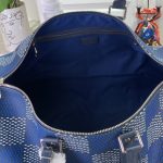 Louis Vuitton Keepall Bandoulière 50 Damier Heritage Blue 50cm N40861 - Image 3