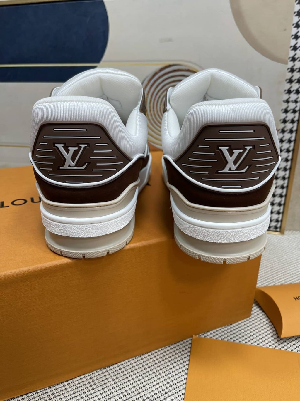Louis Vuitton Lv Trainer Sneaker Brown 1Ablvb - Image 7