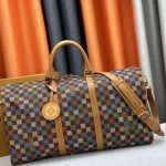 Louis Vuitton Keepall Bandoulière 50 Leather Trim Muticolor 50cm - Image 3