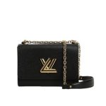Louis Vuitton Twist MM Black 23Cm M54804
