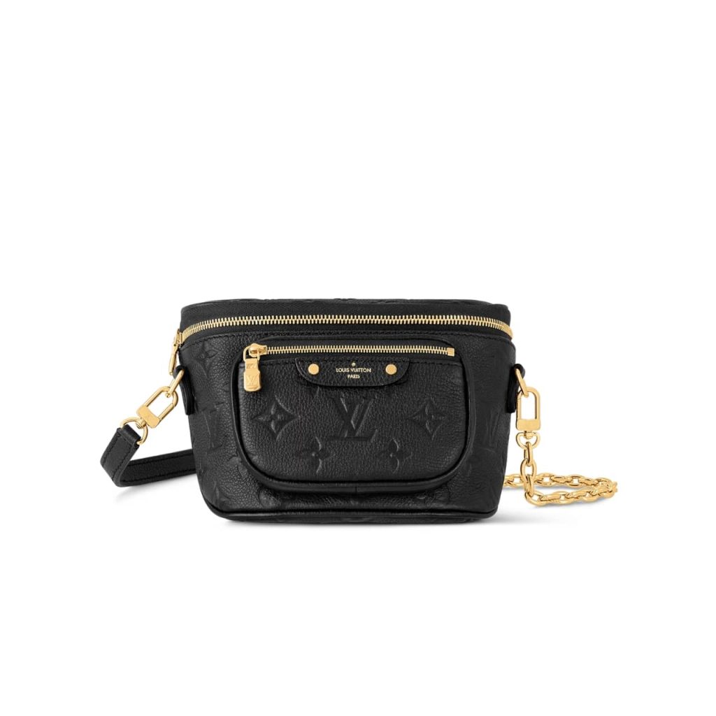 Louis Vuitton Mini Bumbag Black Monogram Empreinte 17Cm M46917 - Image 2