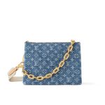 Louis Vuitton Coussin PM Bag Denim Blue 26Cm M24564