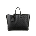Louis Vuitton Monogram Eclipse Grand Sac Tote Black 40Cm