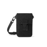 Louis Vuitton S Lock Vertical Wearable Wallet Black 19Cm M81524