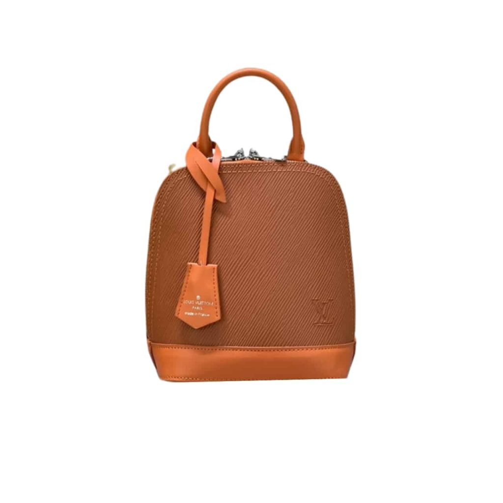 Louis Vuitton Alma Backpack Epi Leather Orange 20Cm M25104 - Image 2