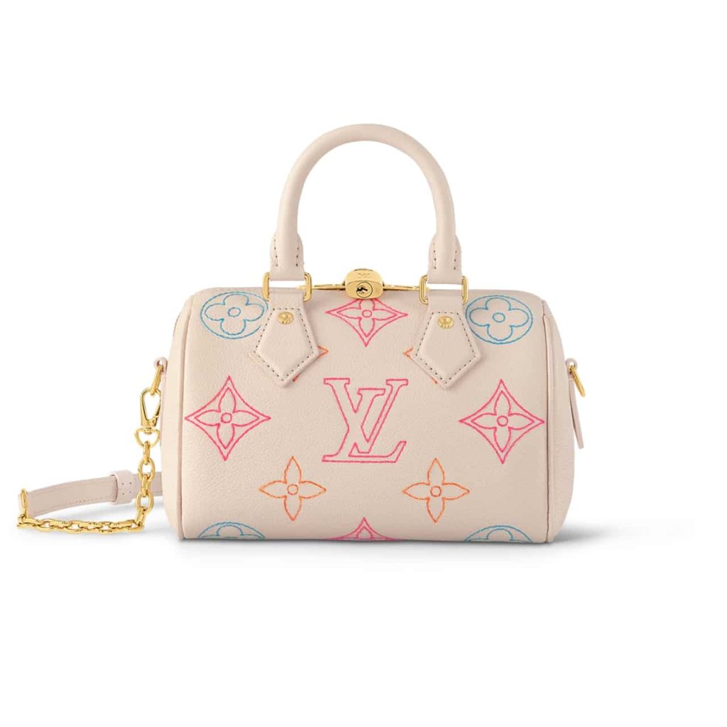Louis Vuitton Speedy Bandoulière Monogram Empreinte 20Cm M46667 - Image 2