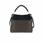 Louis Vuitton Maida Hobo Handbag Black Monogram 33Cm