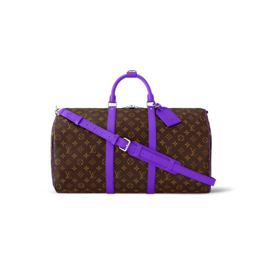 Louis Vuitton Keepall Bandoulière Violet Fonce 40Cm M46775 - Image 2