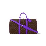 Louis Vuitton Keepall Bandoulière Violet Fonce 40Cm M46775