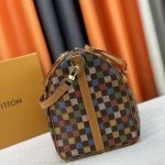 Louis Vuitton Keepall Bandoulière 50 Leather Trim Muticolor 50cm - Image 4