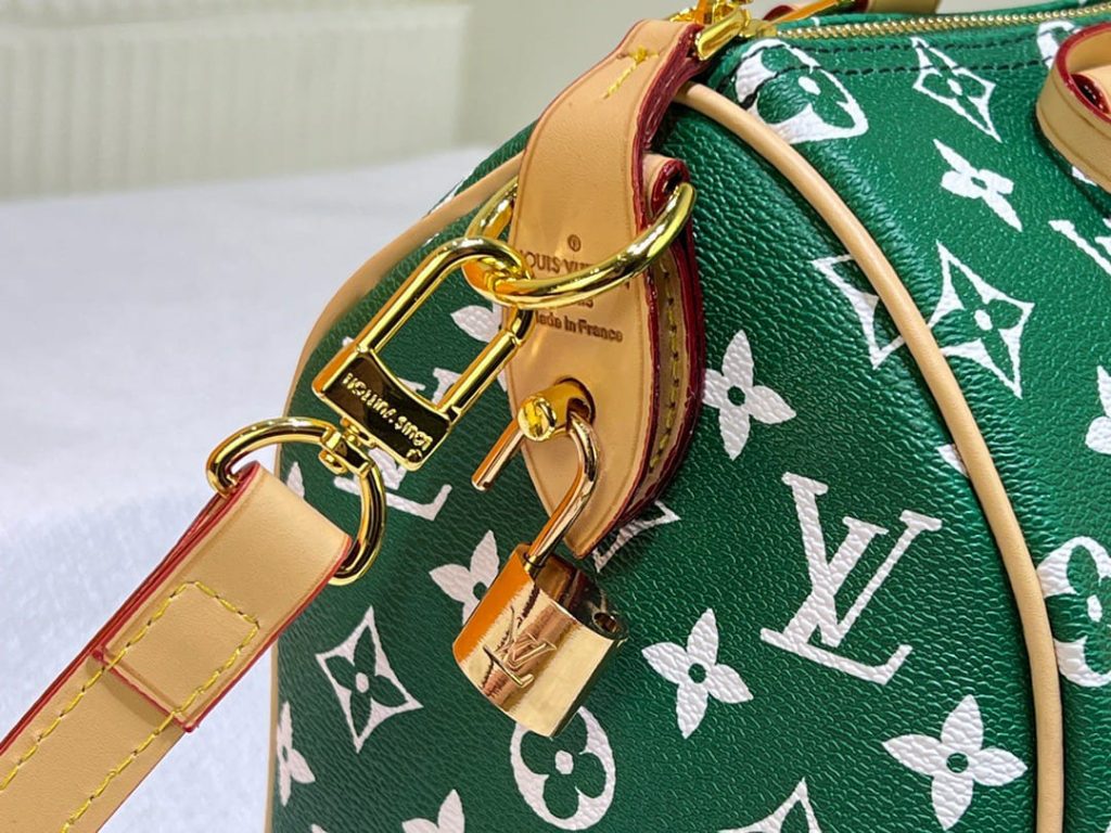 Louis Vuitton Speedy P9 Bandoulière 25 Green 25Cm M24423 - Image 6