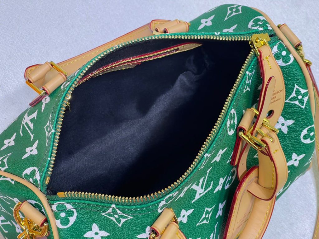 Louis Vuitton Speedy P9 Bandoulière 25 Green 25Cm M24423 - Image 7