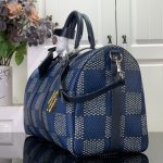 Louis Vuitton Keepall Bandoulière 50 Damier Heritage Blue 50cm N40861 - Image 6
