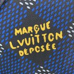 Louis Vuitton Keepall Bandoulière 50 Damier Heritage Blue 50cm N40861 - Image 8