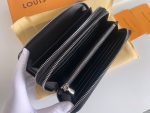 Louis Vuitton Long Double Zipper Wallet Monogram Black 19Cm - Image 11