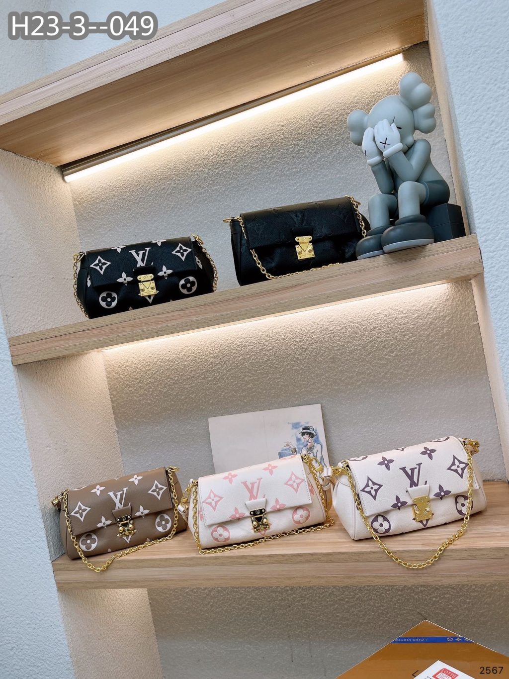 Louis Vuitton Favorite Bicolor Monogram White And Purple 24Cm - Image 4