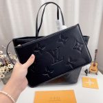 Louis Vuitton Neverfull MM Monogram Empreinte Leather Black 31Cm M45685 - Image 5