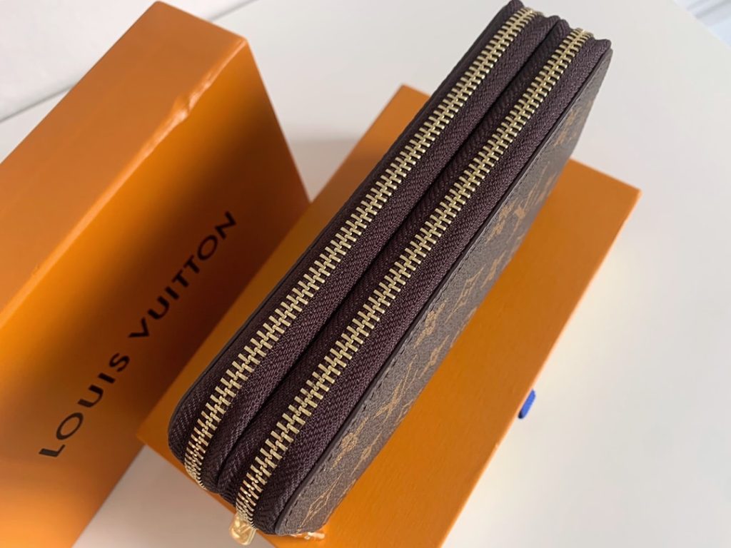 Louis Vuitton Long Double Zippy Wallet Monogram Brown 19Cm - Image 8