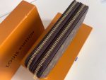 Louis Vuitton Long Double Zippy Wallet Monogram Brown 19Cm - Image 8