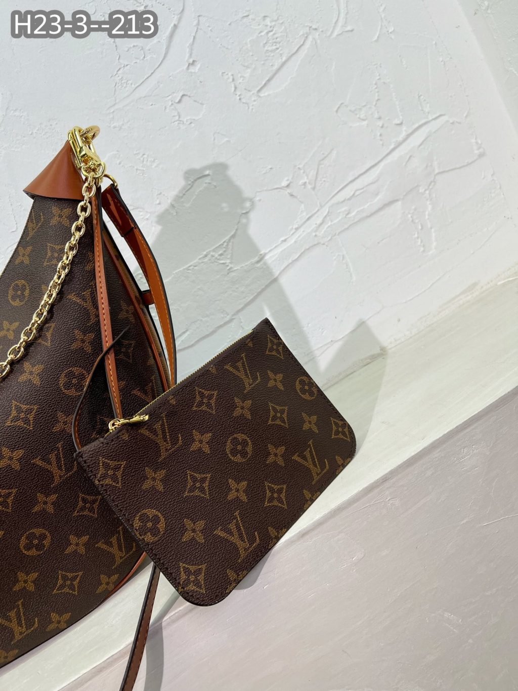 Louis Vuitton Loop Hobo Monogram Canvas Brown 40Cm M46311 - Image 6