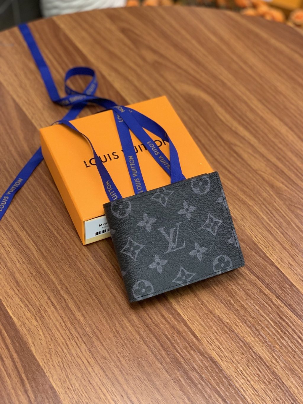 Louis Vuitton Amerigo Wallet Monogram Canvas In Black 11Cm N60053 - Image 6