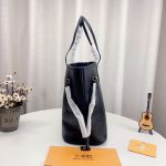 Louis Vuitton Neverfull MM Monogram Empreinte Leather Black 31Cm M45685 - Image 6