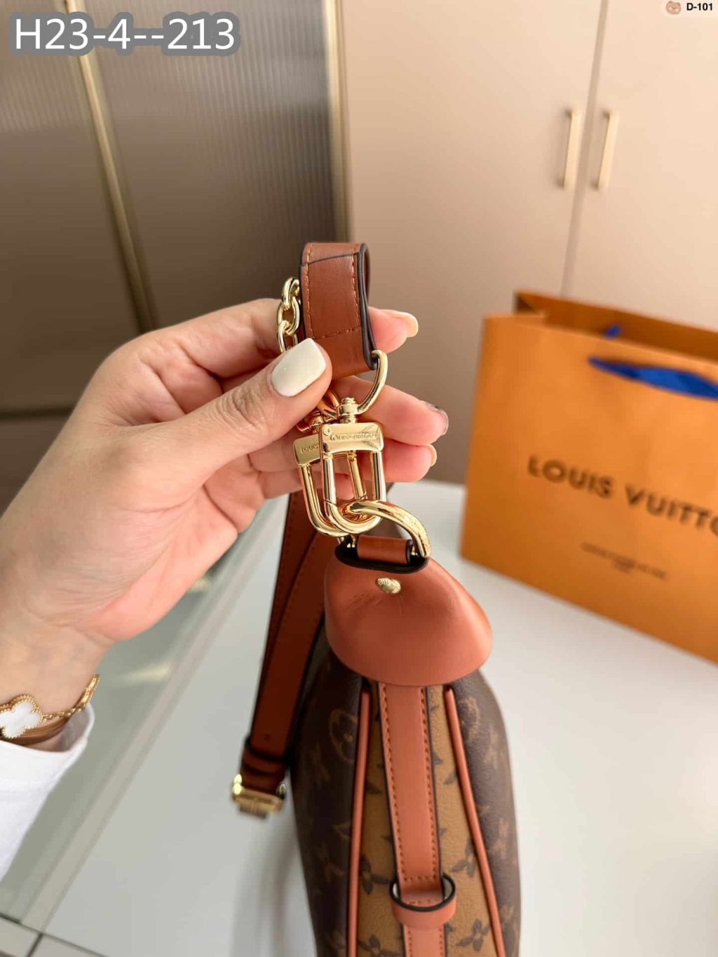 Louis Vuitton Loop Hobo Monogram Canvas Brown 35Cm M46311 - Image 8