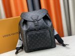 Louis Vuitton Montsouris Backpack Black 40Cm M46683 - Image 8