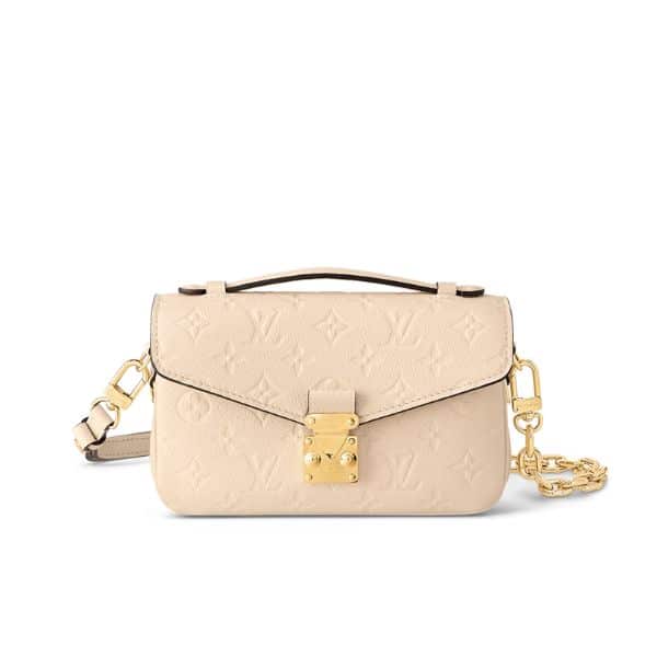 xr:d:DAFsOS-qjco:541,j:2501024846172610719,t:23082816 Louis Vuitton Pochette Métis East West Bag Cream 21Cm M22942 - Image 1