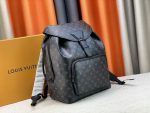 Louis Vuitton Montsouris Backpack Black 40Cm M46683 - Image 9