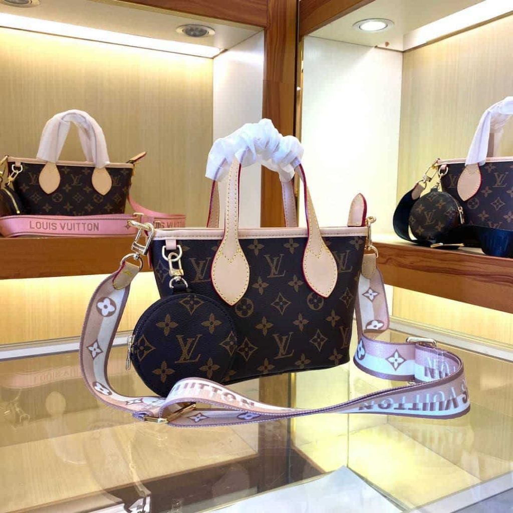 Louis Vuitton Neverfull BB Monogram Canvas Beige 25Cm M46705 - Image 4