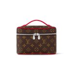 Louis Vuitton Nice Mini Monogram Canvas Red 20Cm M46766