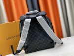Louis Vuitton Montsouris Backpack Black 40Cm M46683 - Image 10