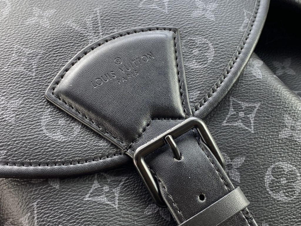 Louis Vuitton Montsouris Backpack Black 40Cm M46683 - Image 3