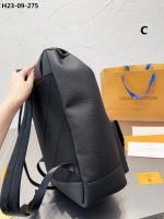 Louis Vuitton Christopher Slim Backpack Rucksack Taurillon Leather Black 40Cm M58644 - Image 8