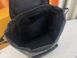 Louis Vuitton Montsouris Backpack Black 40Cm M46683 - Image 7