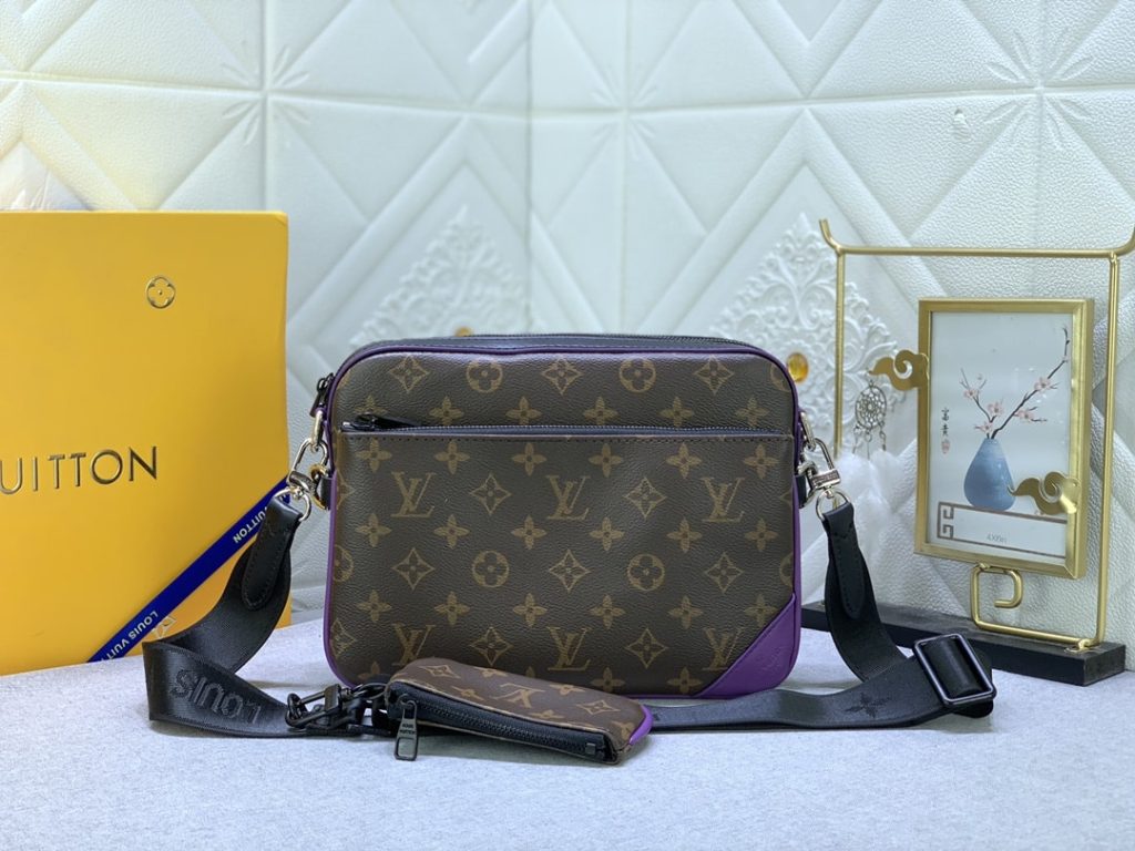 Louis Vuitton Trio Messenger Purple 25Cm M46266 - Image 11