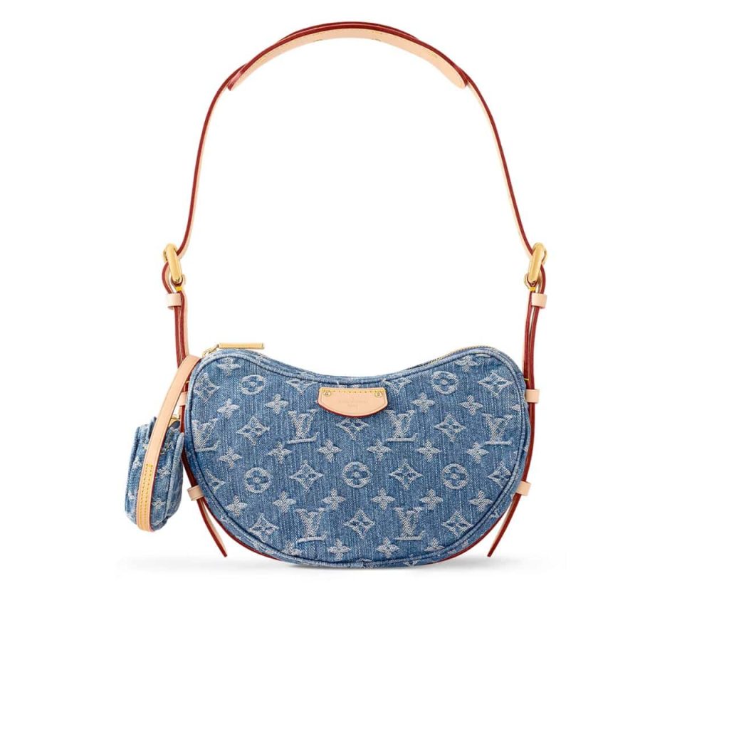 Louis Vuitton Croissant MM Monogram Denim 25Cm M46856 - Image 2