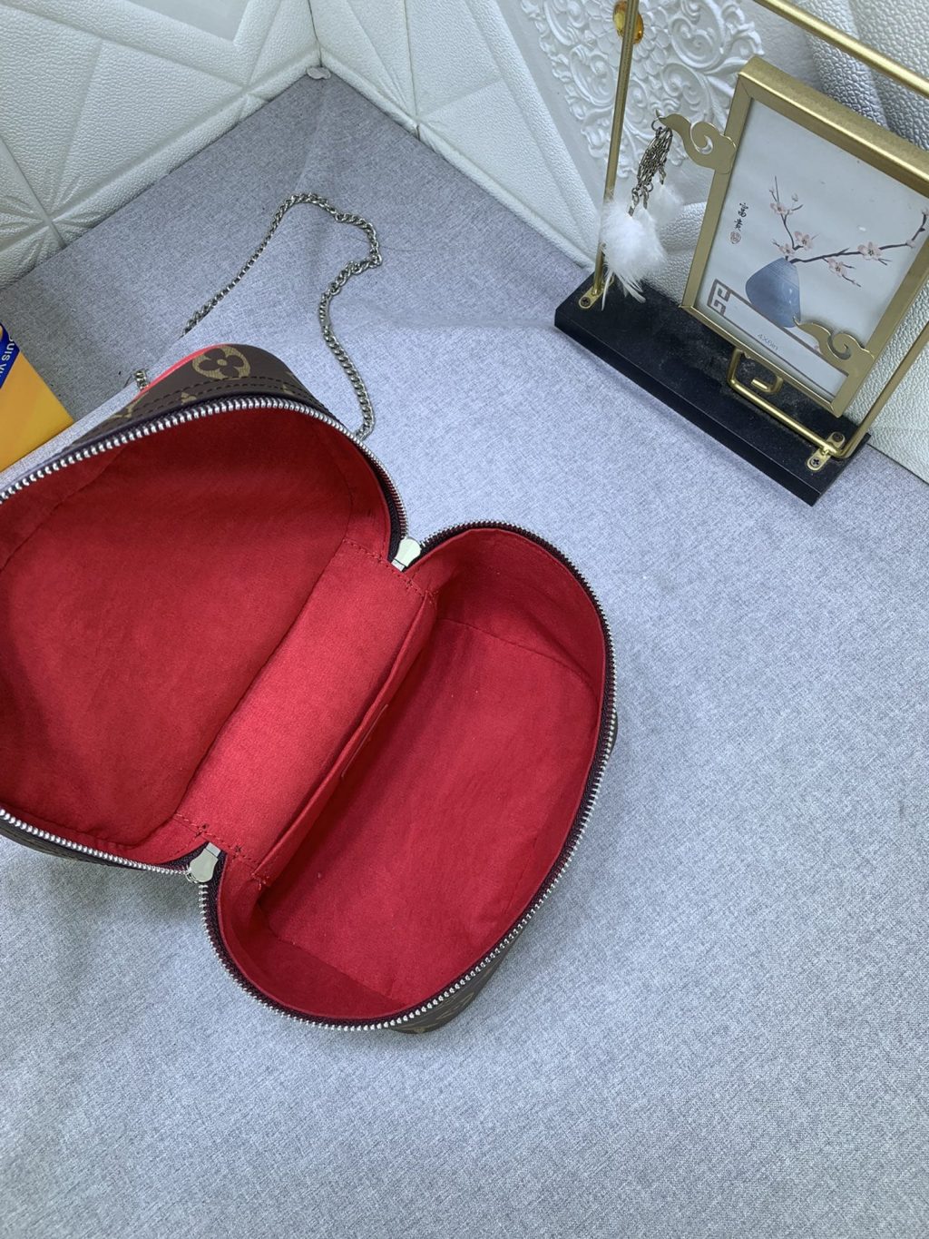 Louis Vuitton Nice Mini Monogram Canvas Red 20Cm M46766 - Image 3