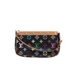 Louis Vuitton Pochette Accessoires Monogram Multicolore Black 22Cm
