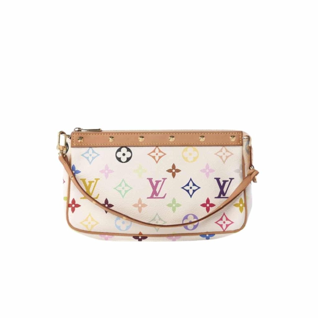 Louis Vuitton Pochette Accessoires Monogram Multicolore White 22Cm - Image 2