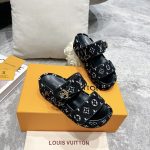 Louis Vuitton Mule Jumbo Flatform Black 1A94Uw - Image 3