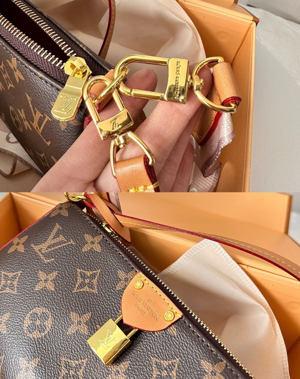 Louis Vuitton Pochette Tirette Monogram Canvas 23Cm M47123 - Image 9