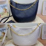 Louis Vuitton Loop Hobo Monogram Empreinte Black 37Cm M46739 - Image 3