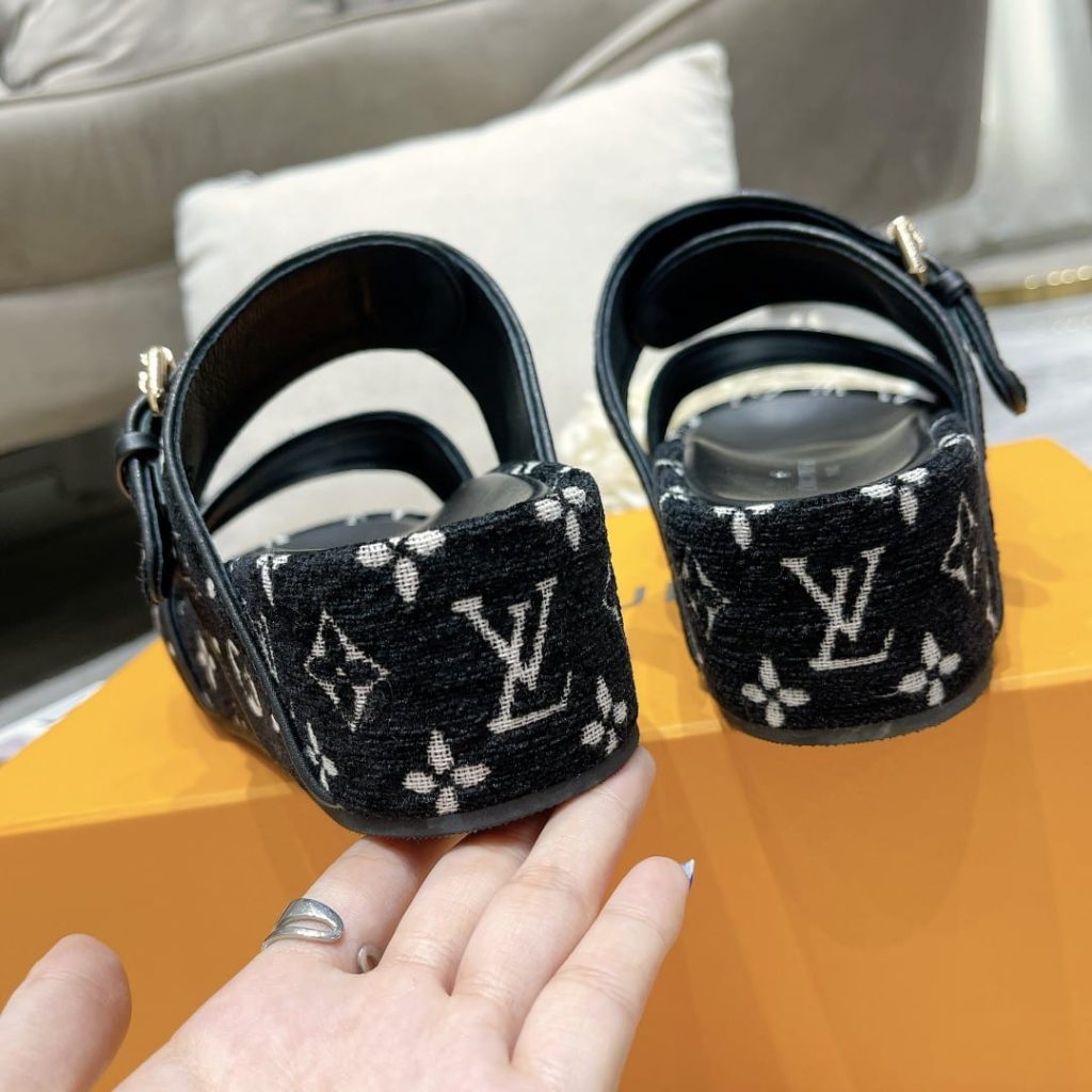 Louis Vuitton Mule Jumbo Flatform Black 1A94Uw - Image 4