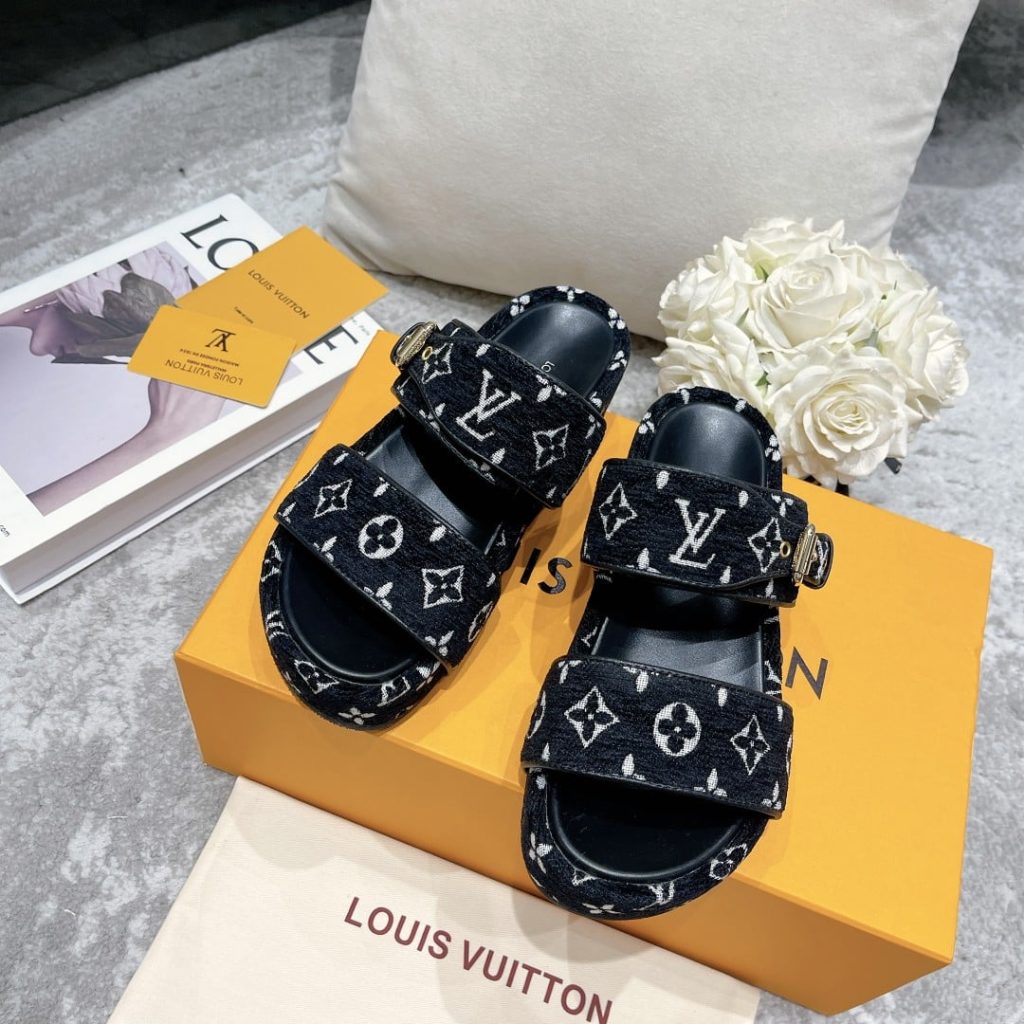 Louis Vuitton Mule Jumbo Flatform Black 1A94Uw - Image 7