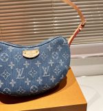 Louis Vuitton Croissant MM Monogram Denim 25Cm M46856 - Image 9