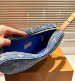 Louis Vuitton Croissant MM Monogram Denim 25Cm M46856 - Image 11