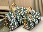 Louis Vuitton X Takashi Murakami Green Monogramouflage Coated Canvas Speedy 35Cm - Image 3